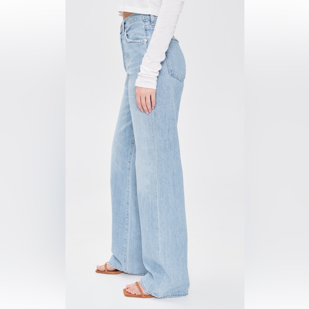 Citizens Of Humanity Light Blue Straight Leg Jeans - Picture 2 of 8